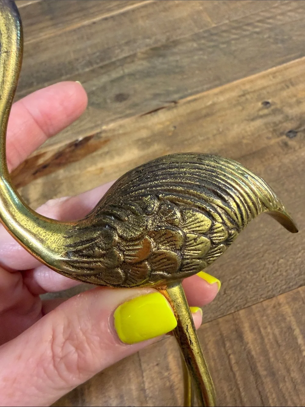 Retired west elm gold flamingo circa 2010